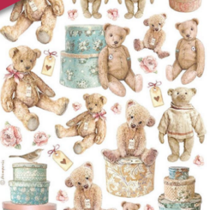 Papier de riz emballé teddy bear