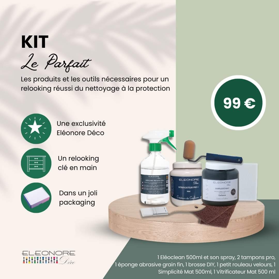 Kit pour un relooking réussi du nettoyage à la protection